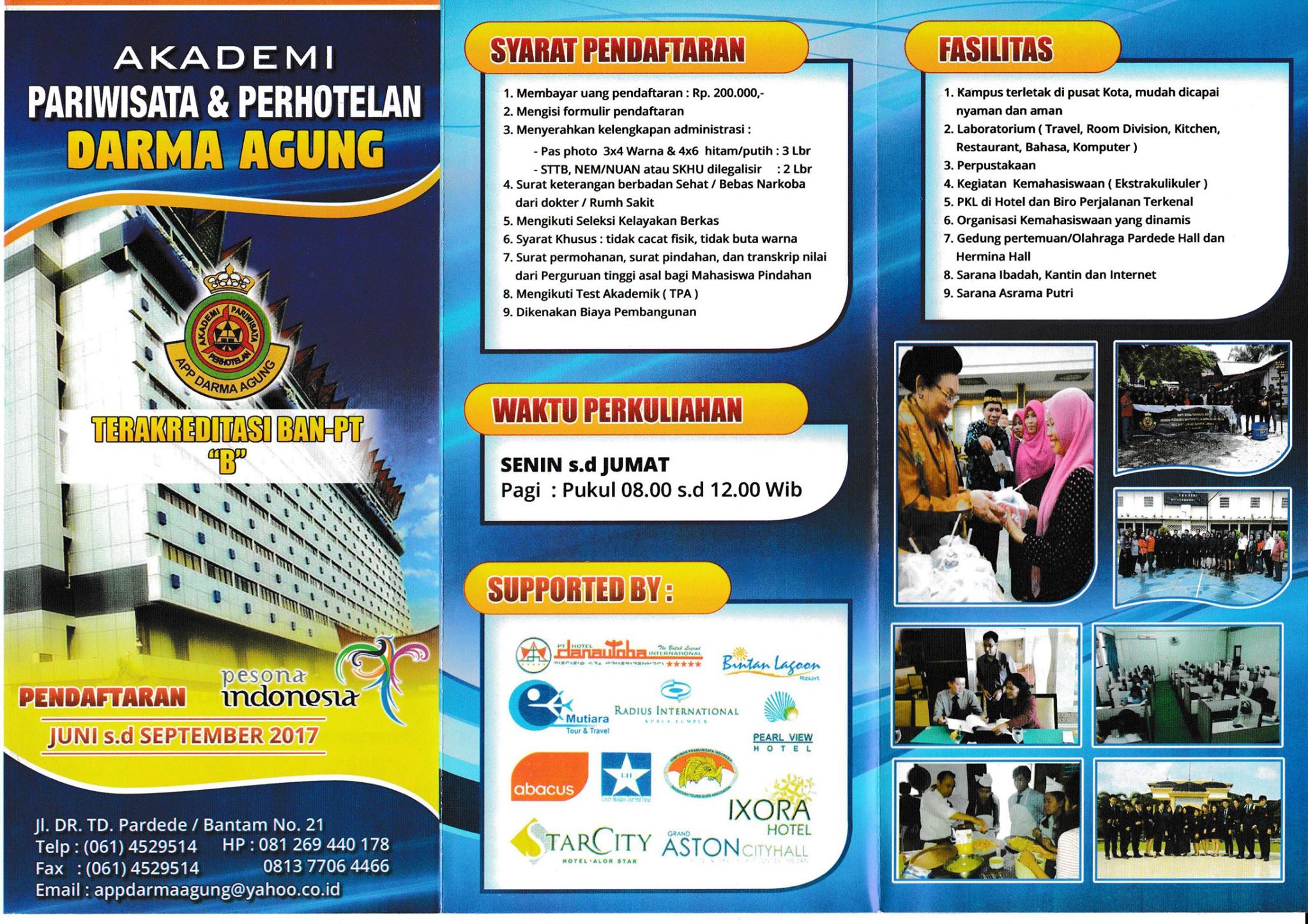 PENERIMAAN MAHASISWA BARU APP-DA TAHUN AJARAN 2017/2018